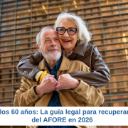 Retiro a los 60 años: La guía legal para recuperar dinero del AFORE en 2026